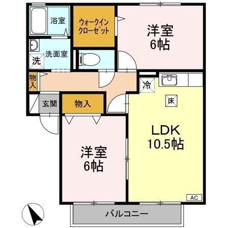 1階の間取り図