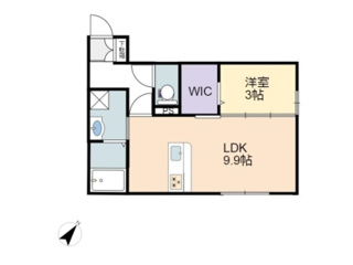 2階の間取り図