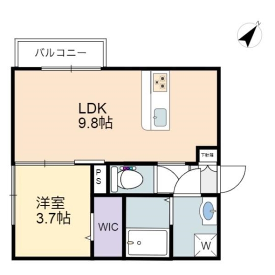 2階の間取り図