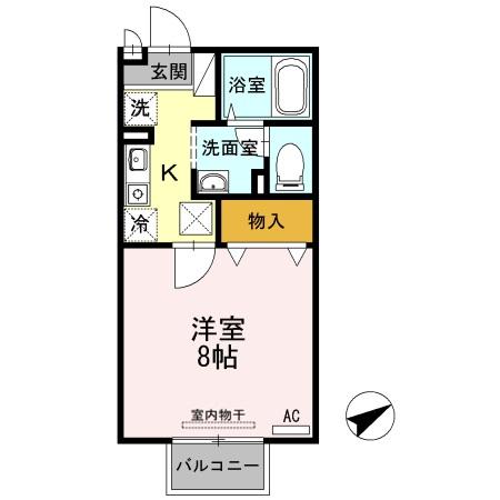 2階の間取り図