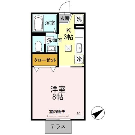 1階の間取り図