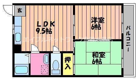 1階の間取り図