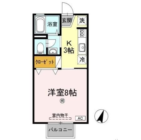 2階の間取り図