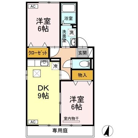 1階の間取り図