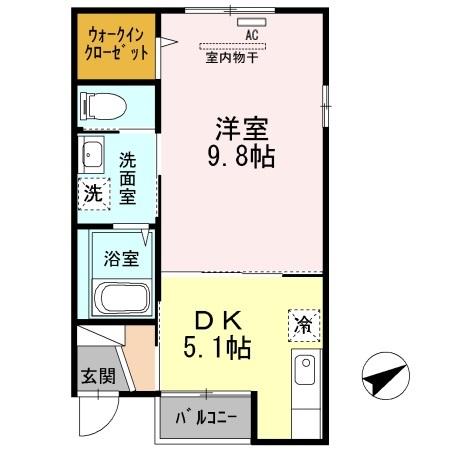 1階の間取り図