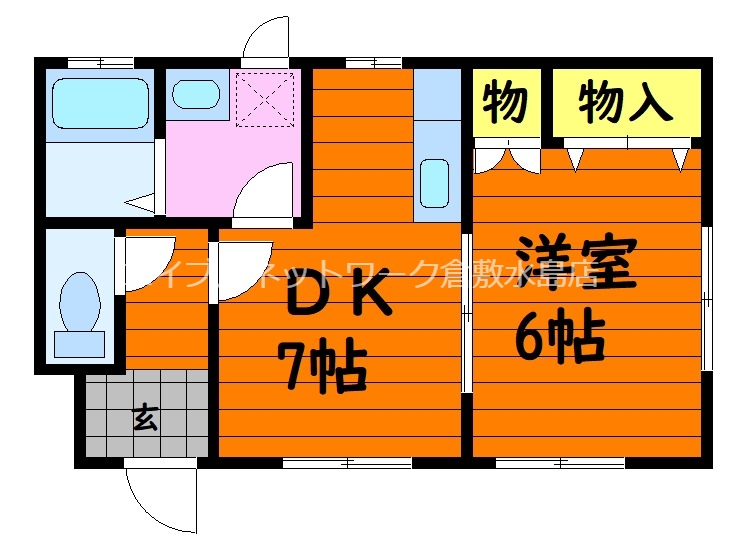 1階の間取り図
