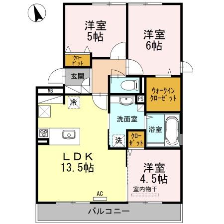 1階の間取り図