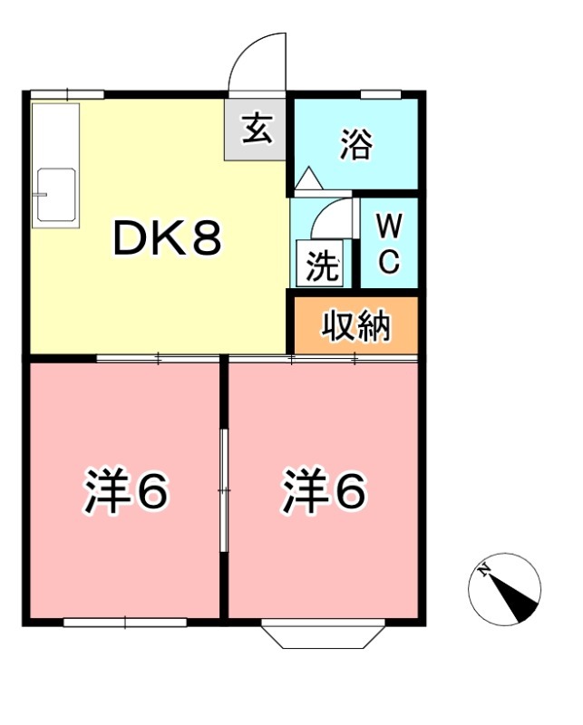 1階の間取り図