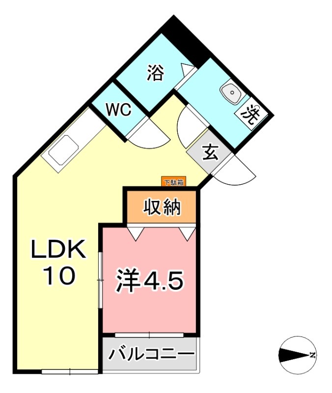 2階の間取り図