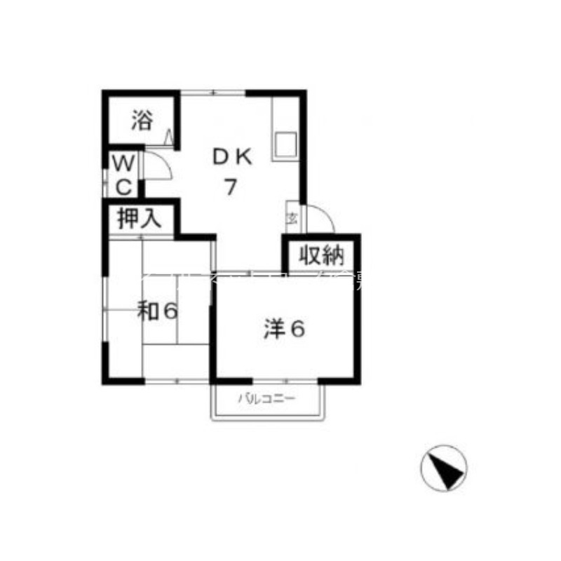 1階の間取り図