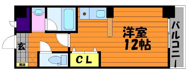 2階の間取り図
