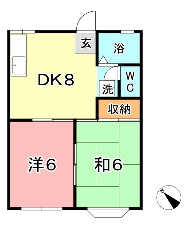 1階の間取り図