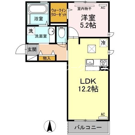 1階の間取り図