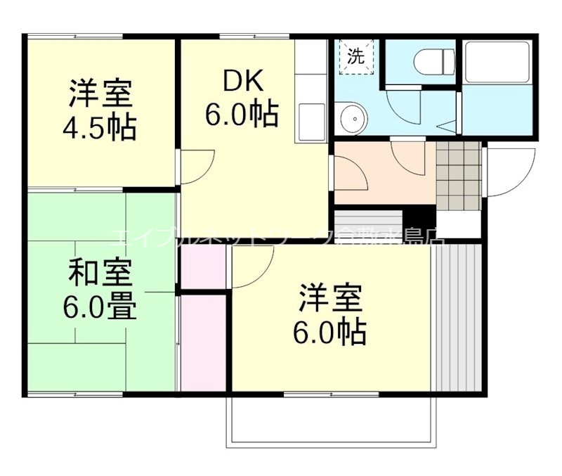 2階の間取り図
