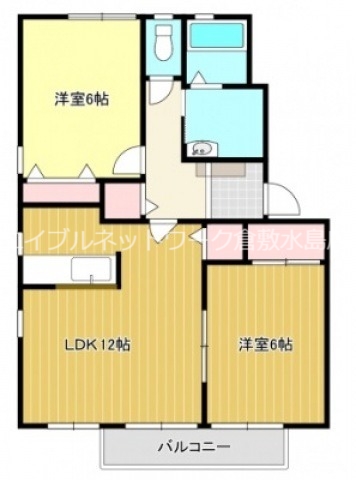 2階の間取り図