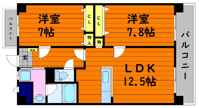 3階の間取り図