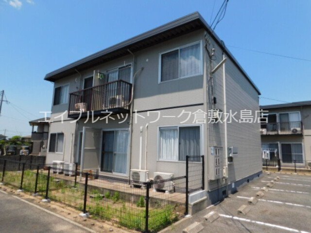 倉敷市福田町古新田の賃貸アパートの外観 倉敷市福田町古新田の賃貸アパートの外観