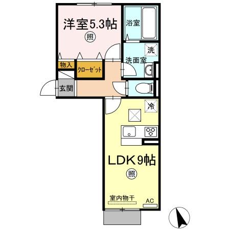 1階の間取り図