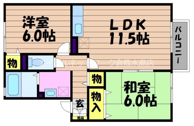 1階の間取り図