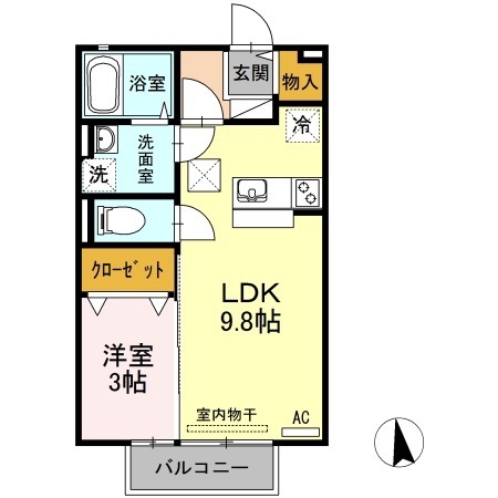 1階の間取り図