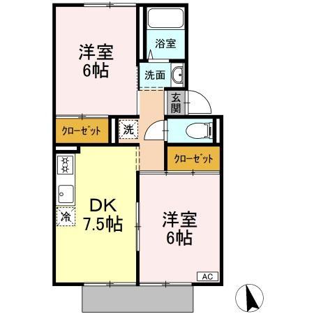 1階の間取り図