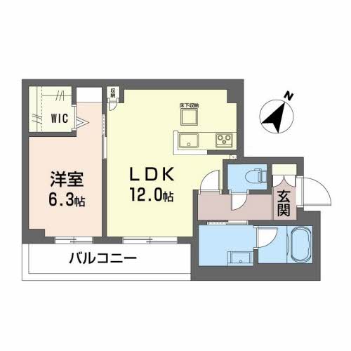 1階の間取り図