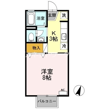 2階の間取り図