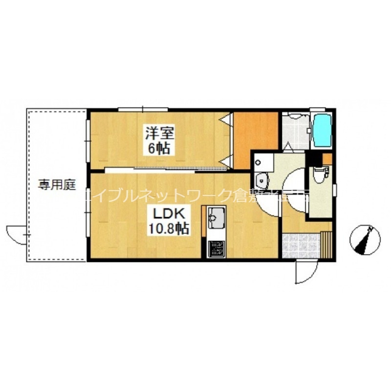 1階の間取り図
