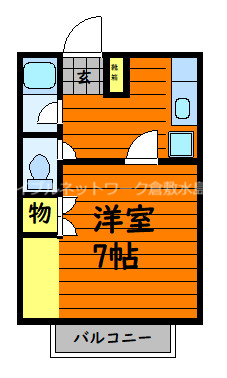 2階の間取り図
