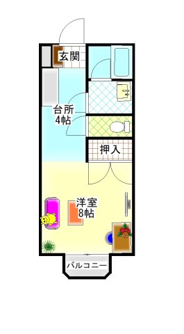 2階の間取り図
