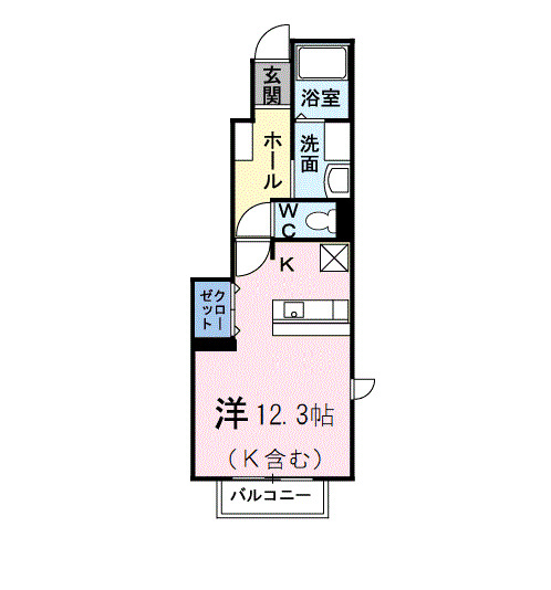 1階の間取り図