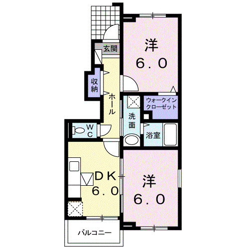 1階の間取り図