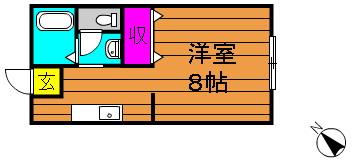 2階の間取り図