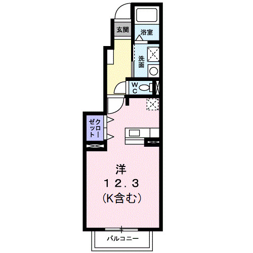 1階の間取り図