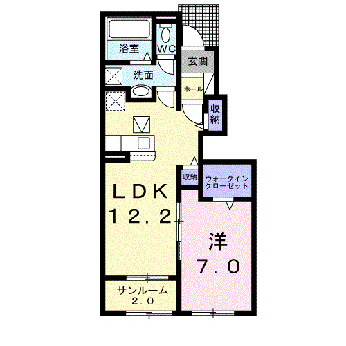 1階の間取り図