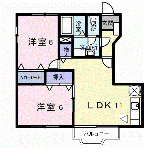 1階の間取り図