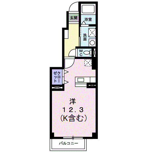 1階の間取り図