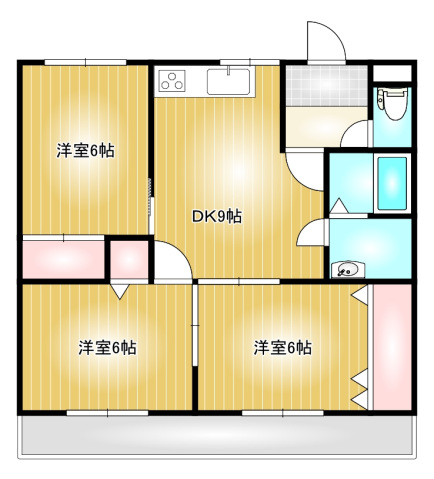 2階の間取り図