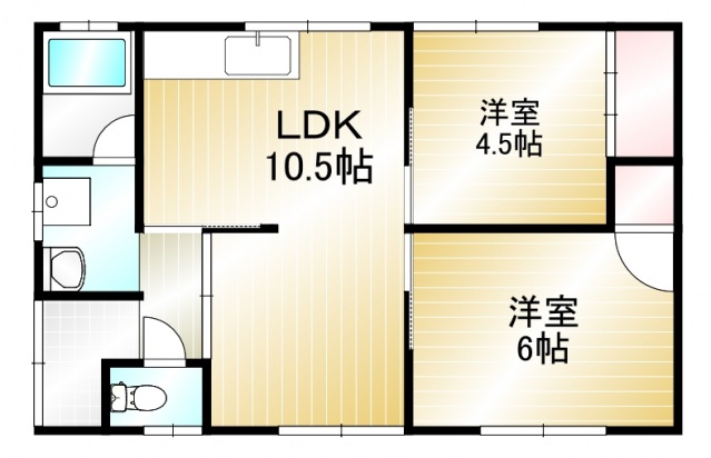 -階の間取り図