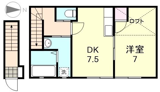 1階の間取り図