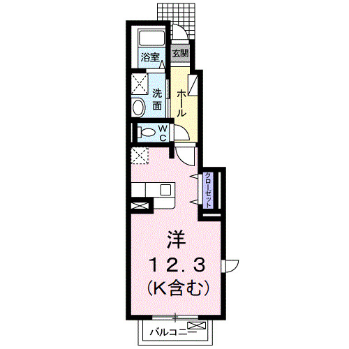 1階の間取り図