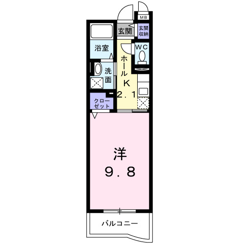 1階の間取り図