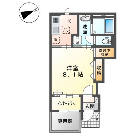 1階の間取り図