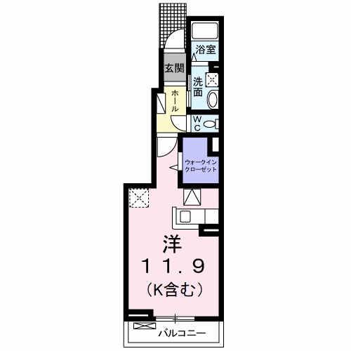1階の間取り図