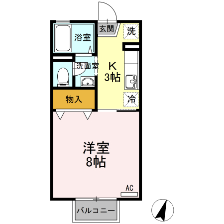2階の間取り図