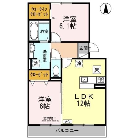1階の間取り図
