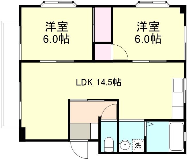 1階の間取り図