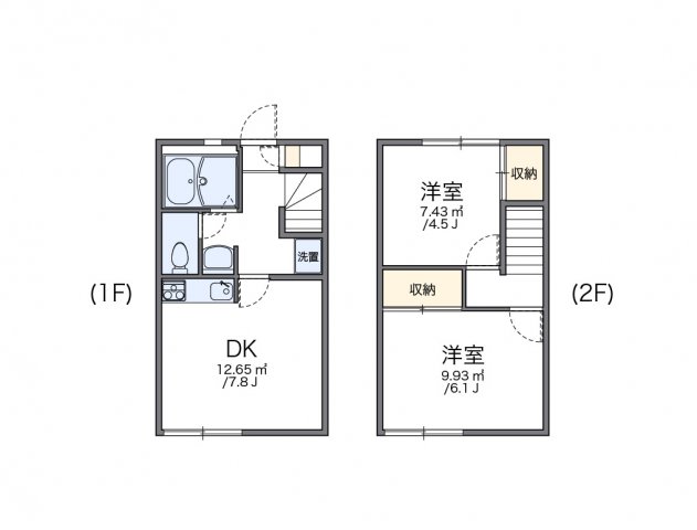 1階の間取り図