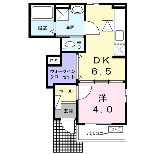1階の間取り図