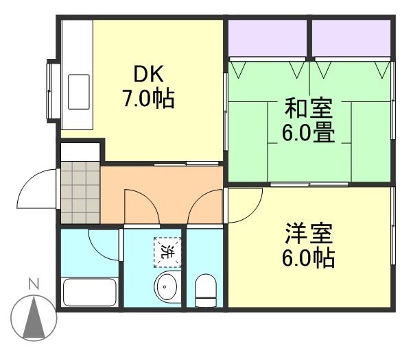 1階の間取り図